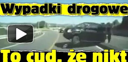 Wypadki drogowe. To cud, że nikt tam nie zginął!