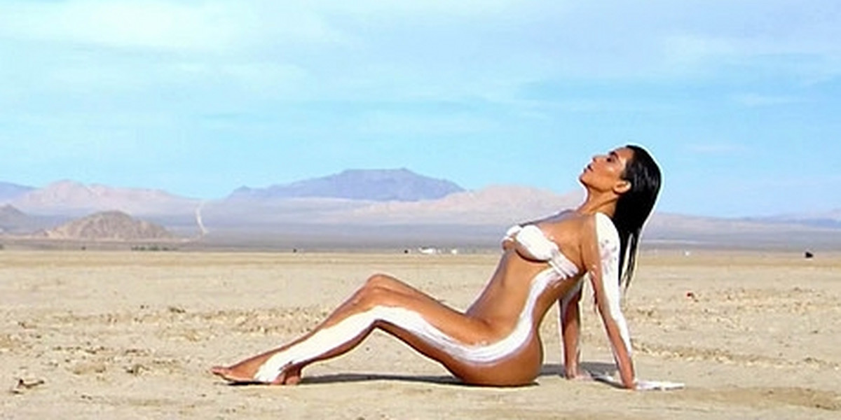 Kim Kardashian w nagiej sesji