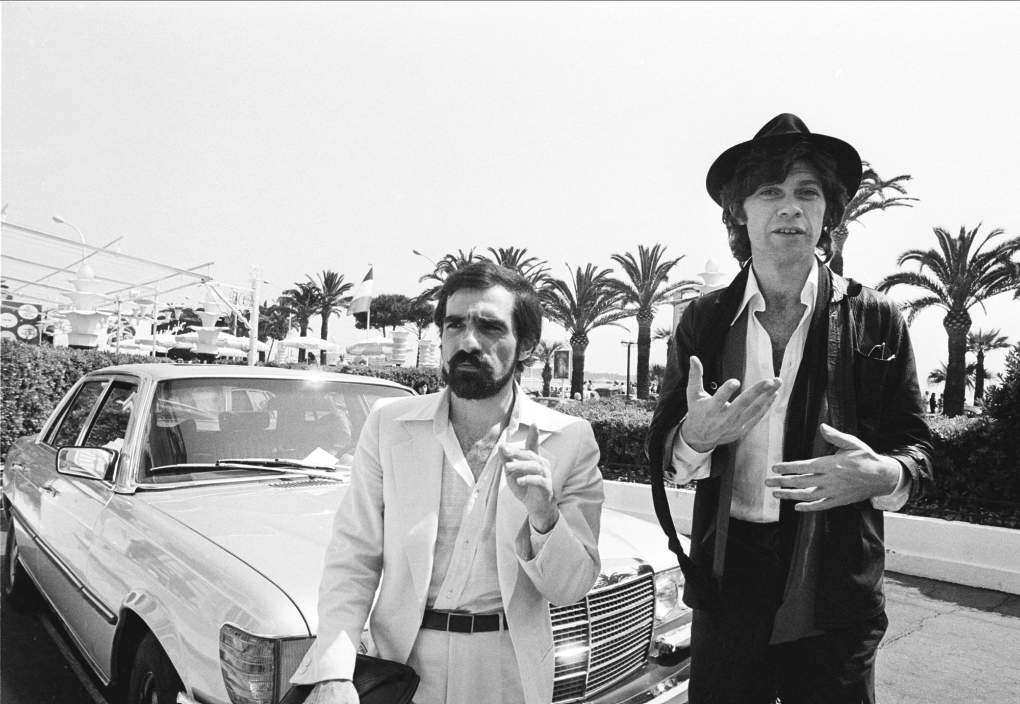 Martin Scorsese a kanadský gitarista, spevák a skladateľ Robbie Robertson z rockovej skupiny The Band.