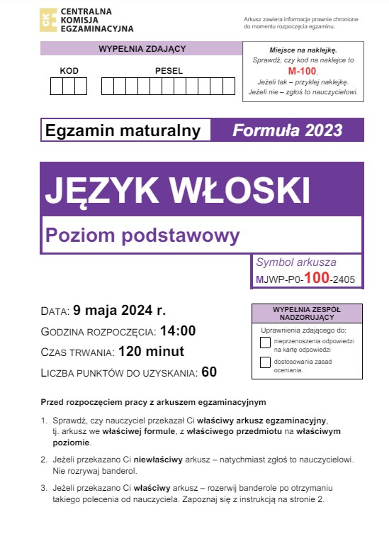 Matura 2024. Egzaminy z języków obcych [ARKUSZE CKE I ODPOWIEDZI]