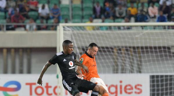 Orlando Pirates and RS Berkane played the 2021/22 CAF Confederations Cup final in Uyo Nigeria (Twitter/Orlando Pirates)