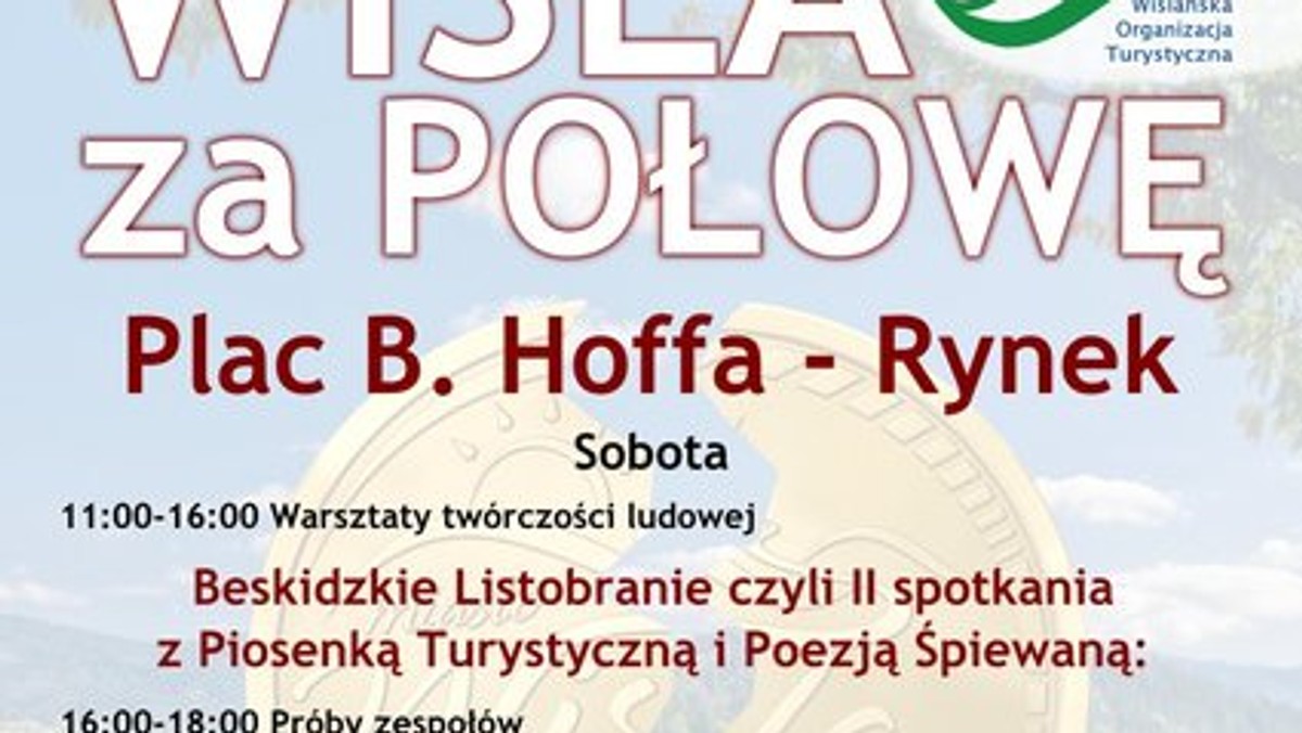 Już w najbliższy weekend, od 28 do 30 września, obiekty noclegowe, gastronomiczne i inne podmioty działające w Wiśle obniżą swoje ceny na część usług i towarów. Władze miasta już po raz piąty władze Wisły organizuje akcję "Wisła za połowę".