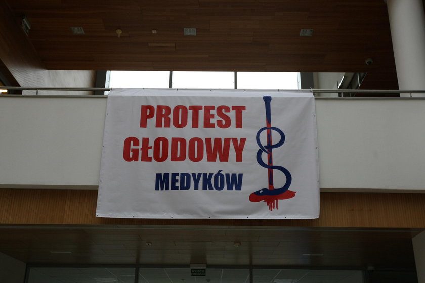 Protest lekarzy w Gdańsku 