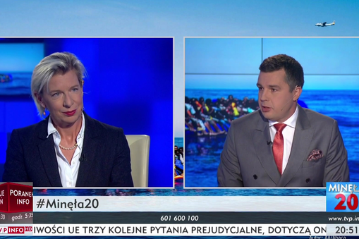 Katie Hopkins Michał Rachoń TVP