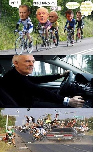 Janusz Korwin- Mikke mem / źródło: Facebook/Korwinball