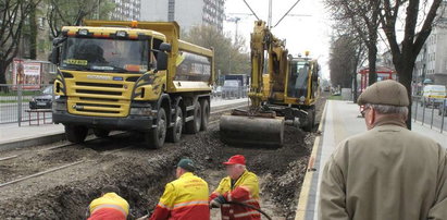 Tramwaje zniknęły z Puławskiej