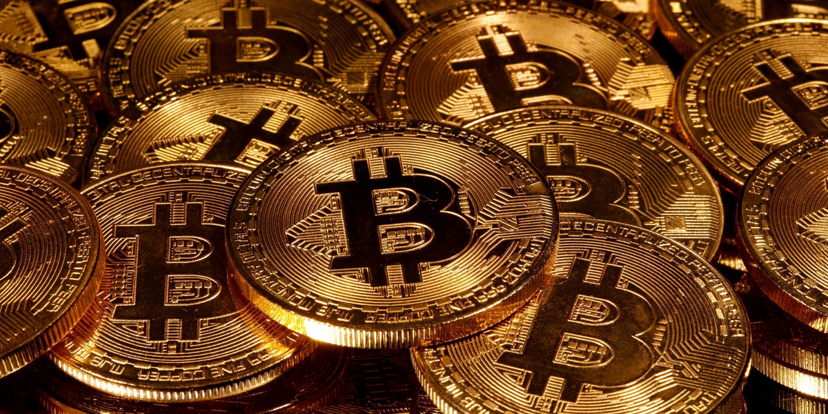 FILE PHOTO: Representations of virtual currency Bitcoin are seen in this picture illustration taken