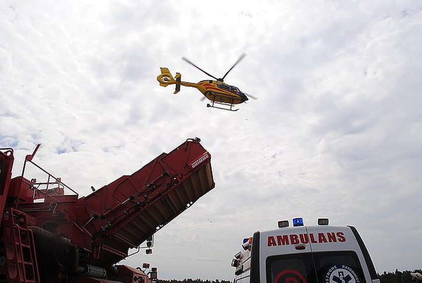 Tragedia podczas zbiorów. 16-latka straciła stopę