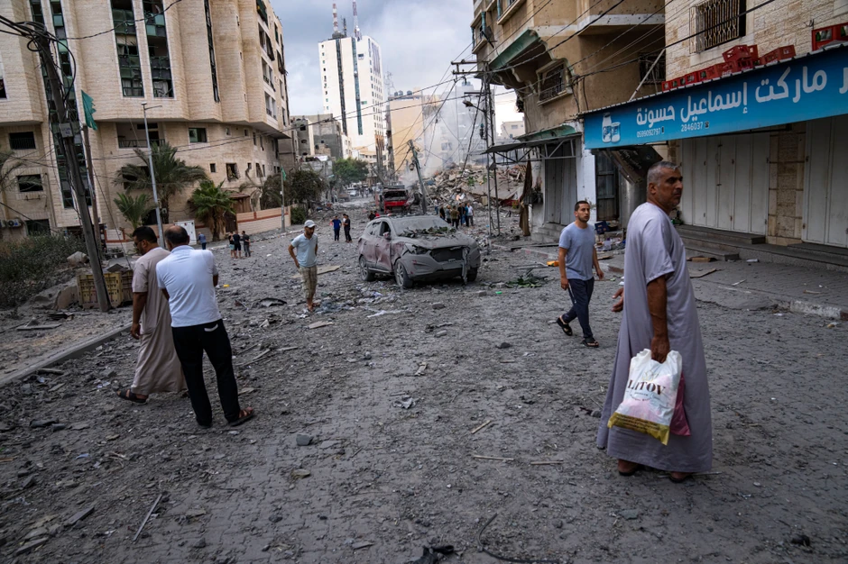 Gaza Siti nakon izraelskog vazdušnog udara 10. oktobra