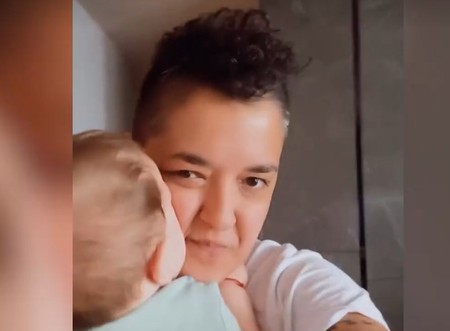 Marija Šerifović sa sinom