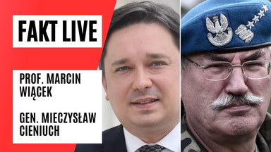 Fakt LIVE: gośćmi prof. Marcin Wiącek i gen. Mieczysław Cieniuch