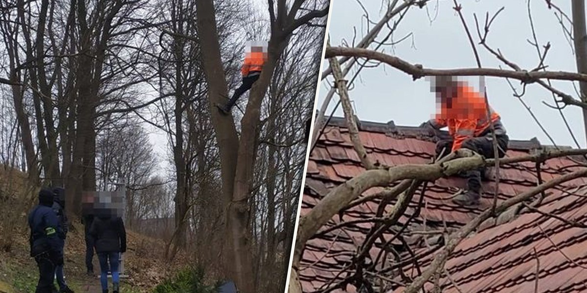 Tak 46-latek uciekał przed policją.