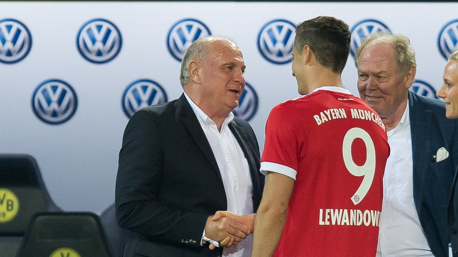 Uli Hoeness i Robert Lewandowski