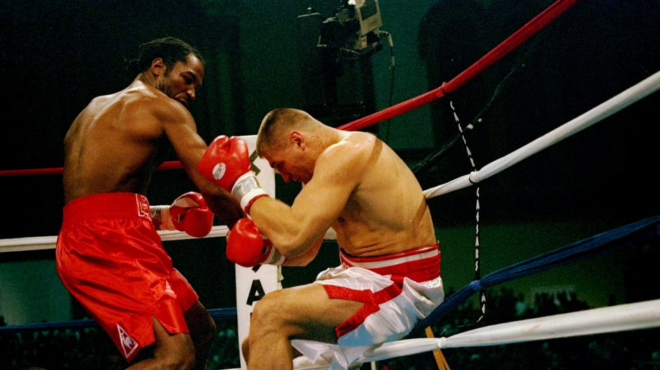 Lennox Lewis i Andrzej Gołota