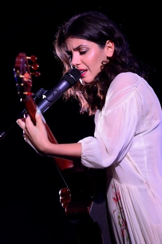 Katie Melua podczas koncertu w Poznaniu