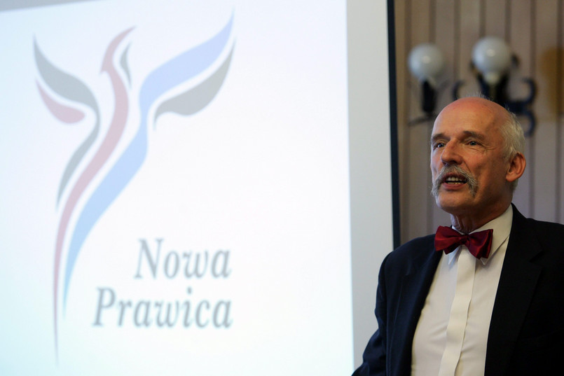 Janusz Korwin-Mikke. Fot. Bartek Wutke/Newspix.pl