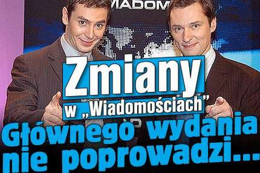 Zmiany w "Wiadomościach". Głównego wydania nie poprowadzi...