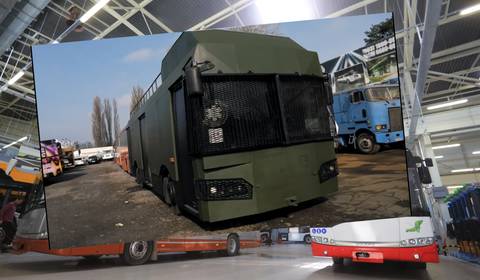 Trudno uwierzyć, że to Solaris komunikacji miejskiej z Piły. Został przerobiony w Ukrainie