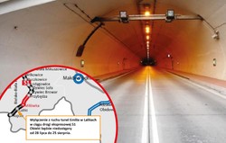 Zmiana terminu zamknięcia tunelu na S1. Co czeka kierowców? [MAPA]