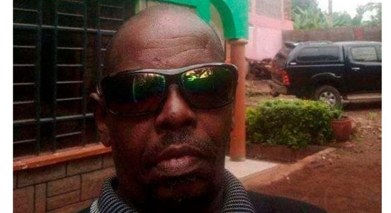 Ex-Kiambu Woman Rep Gladys Chania's husband George Mwangi who was found dead in a Kiambu forest