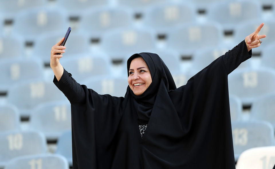 El. MŚ 2022: Iranki obejrzały na stadionie mecz Iran - Kambodża