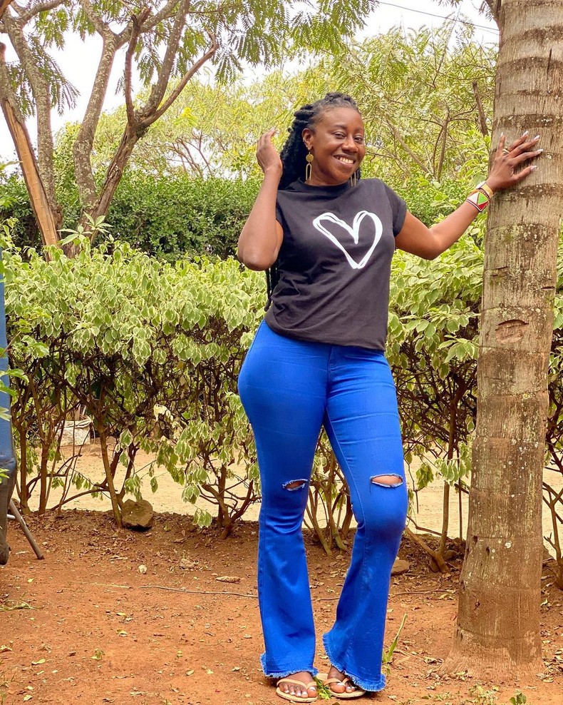 Papa Shirandula actress and Milele FM presenter Jacqueline Nyaminde 'Wilbroda'