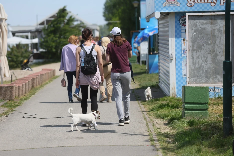 Ada Ciganlija, lepo vreme