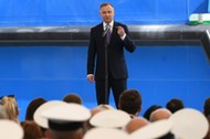 Andrzej Duda na uroczystym otwarciu kanału Mierzei Wiślanej