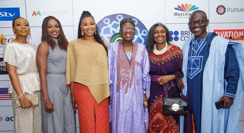 2019 AFRIFF kicked off with an opening night that had Information minister, Lai Mohammed and top Nollywood stars like Kate Henshaw, and Nse Ikpe Etim in attendance. [Instagram/AFRIFF]