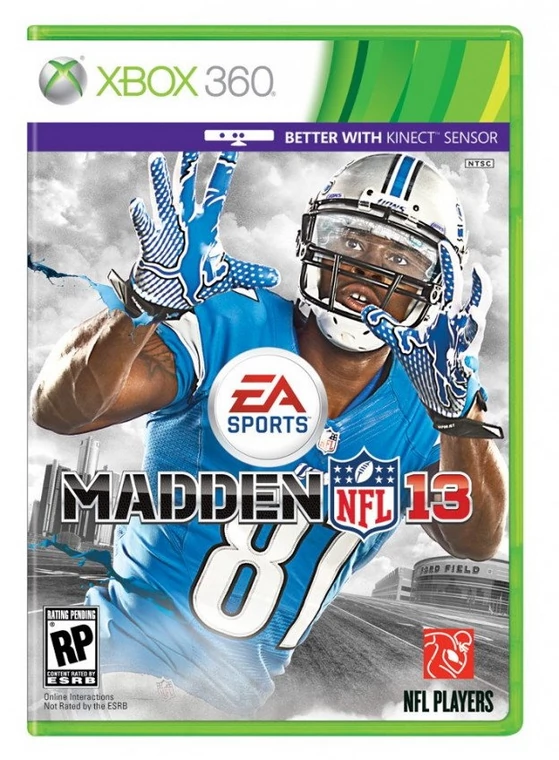 Calvin Johnson na okładce Madden NFL 13