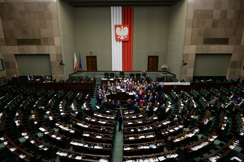 Protest opozycji na sali plenarnej Sejmu ma trwać do 11 stycznia