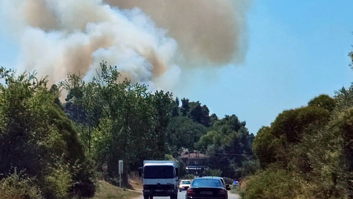 Požar na Halkidikiju