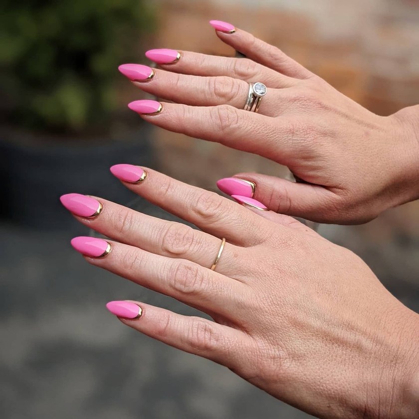 Les couleurs sont un peu plus délicates sur «Nails by Kimberly».