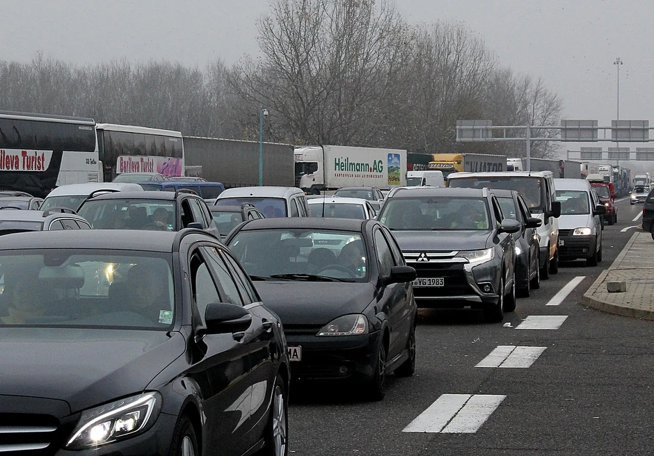 Čep u međuzoni na Horgošu