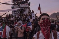 Chile demonstracja protestujący Santiago Chile protesty 