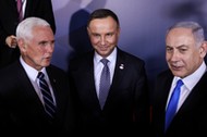 Andrzej Duda Benjamin Netanjahu Mike Pence