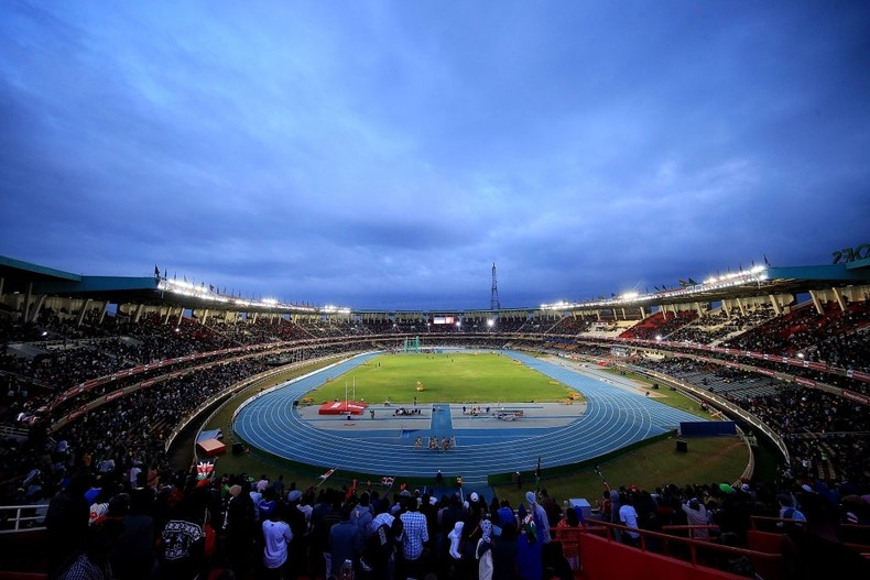 NAIROBI, KENYA - JULY 15: A general view on day four of the IAAF U18 World Championships at the Kasarani Stadium on July 15, 2017 in Nairobi, Kenya. (Photo by Stephen Pond/Getty Images for IAAF)