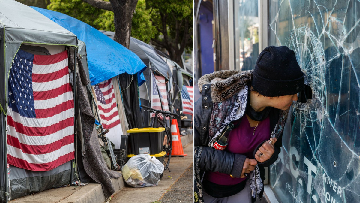 San Francisco walczy z "pętlą zagłady", ale bezdomnych i narkomanów przybywa