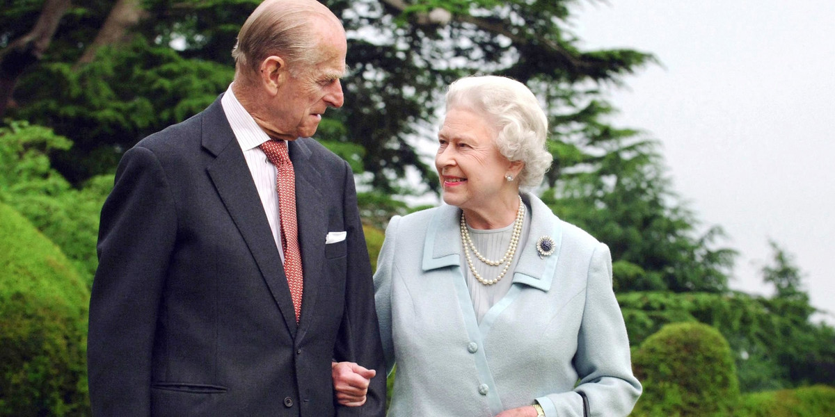 Królowa Elżbieta II i książę Filip