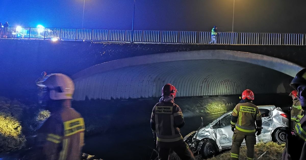 Spadł z wiaduktu do rzeki. Gdy ratownicy dotarli na miejsce, przeżyli szok