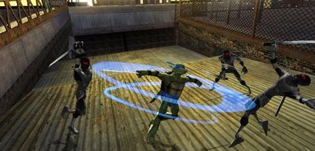 Screen z gry "TMNT Wojownicze Żółwie Ninja" (wersja PC)