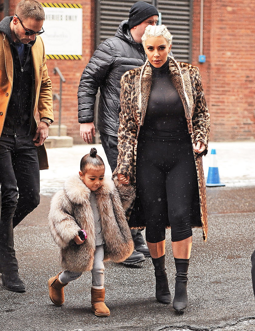 Kim Kardashian z córką