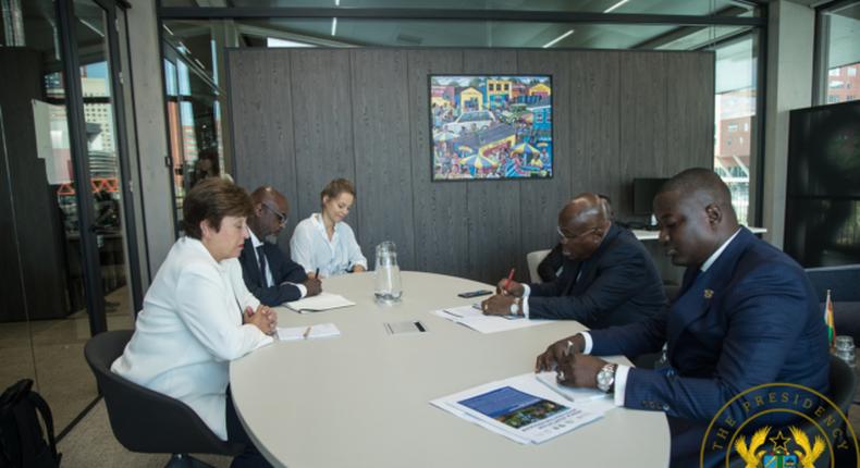 IMF Boss meets with Akuffo Addo