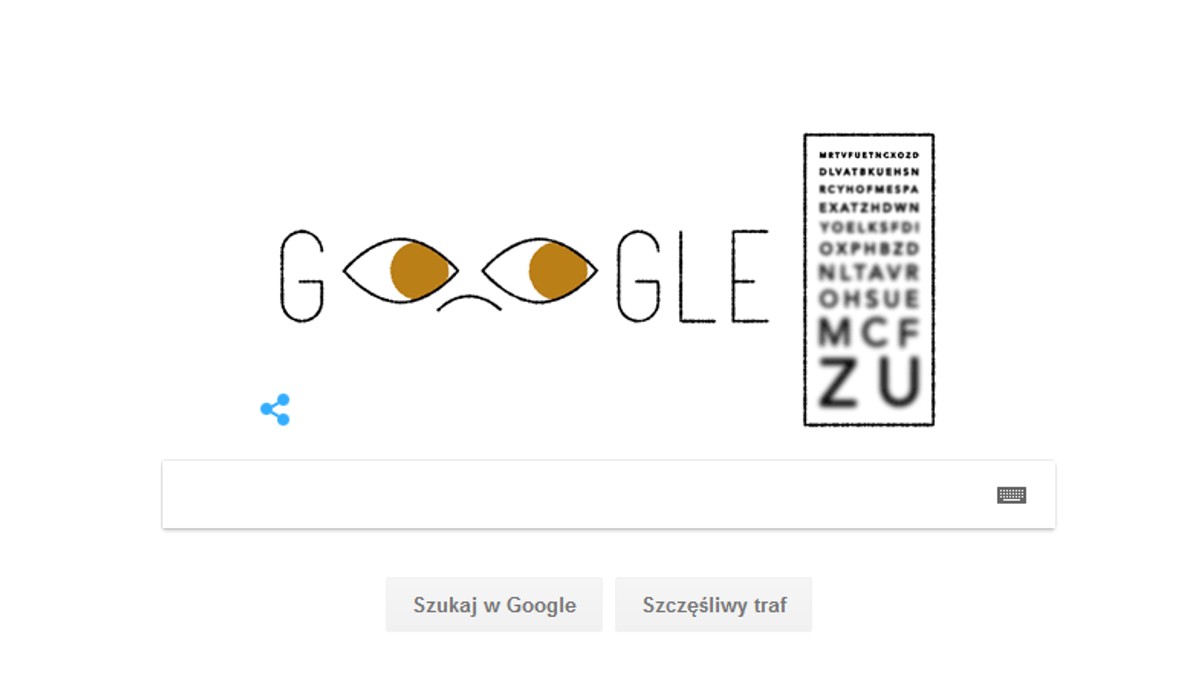 Ferdinand Monoyer, dzisiejszy bohater Google Doodle, urodził się dokładnie 181 lat temu (ur. 9 maja 1836 roku). Ferdinand Monoyer to wybitny naukowiec i twórca metody badania wzroku, którą stosujemy do dziś w niemal niezmienionej formie na całym świecie. Dzięki niemu w okulistyce wprowadzono jednostkę dioptrii, która służy do oceny wzroku pacjenta. Google Doodle wielokrotnie przypominał nam o naukowcach, którzy zapisali się na kartach historii.