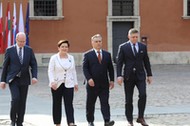 Bohuslav Sobotka, Beata Szydło, Viktor Orban, Robert Fico