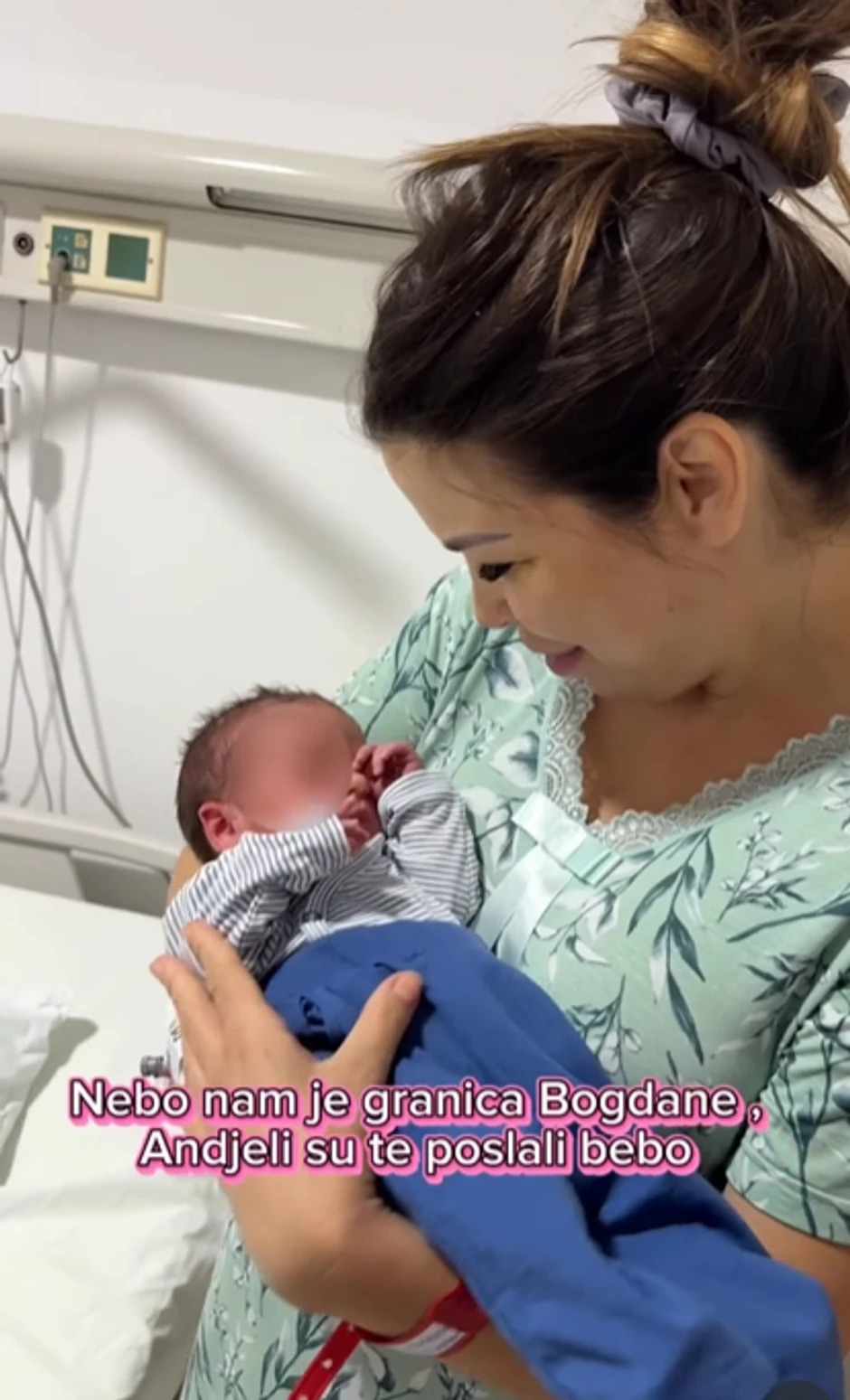 Olja Crnogorac u porodilištu