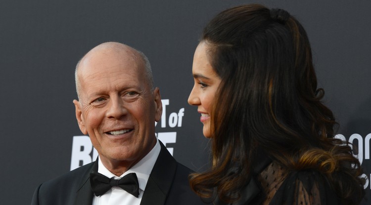 Bruce Willis és felesége 2018-ban.