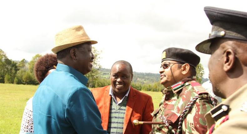 Raila makes maiden grand entry into DP Ruto’s home turf since last elections [Photos] 