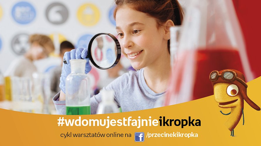 W domu jest fajnie i kropka! Rozwijaj pasje na fascynujących warsztatach online Przecinek i Kropka