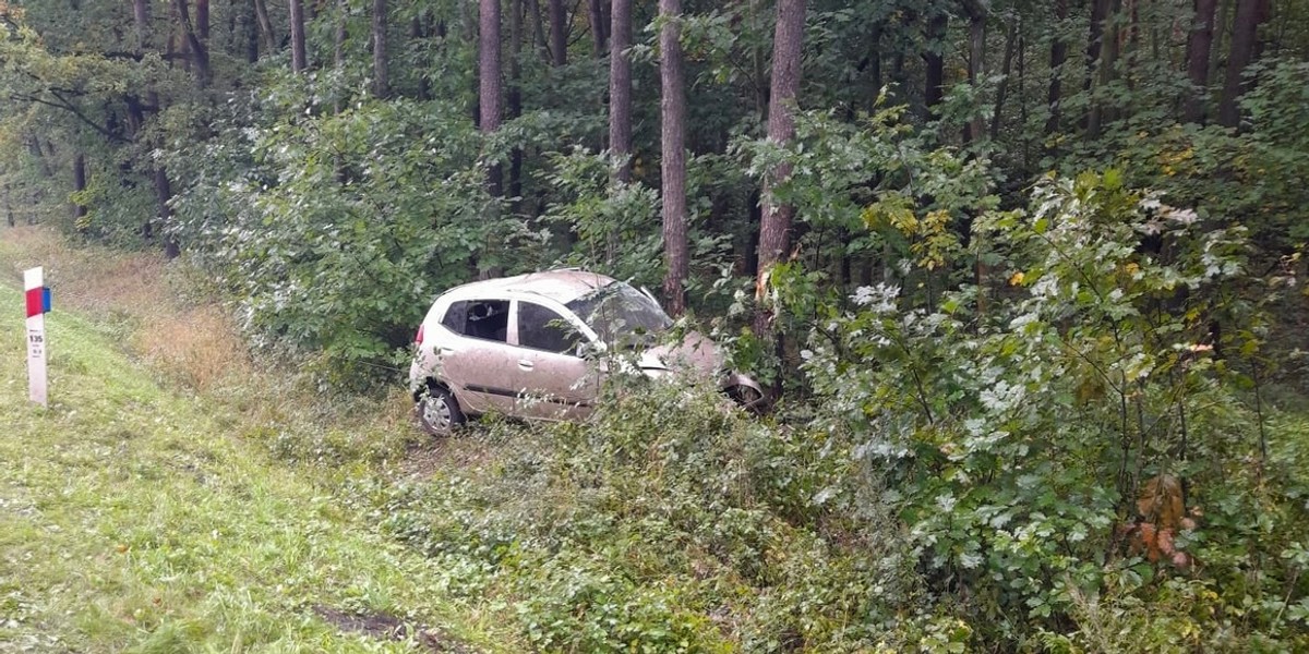 Kierująca zginęła na miejscu.